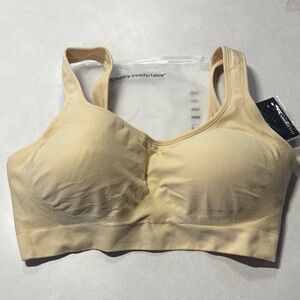 Incredibly Comfortable Women's Tan Sports Bra